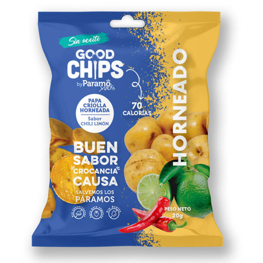 Bites De Papa Criolla Chili Y Limón 20G x 3 Unds