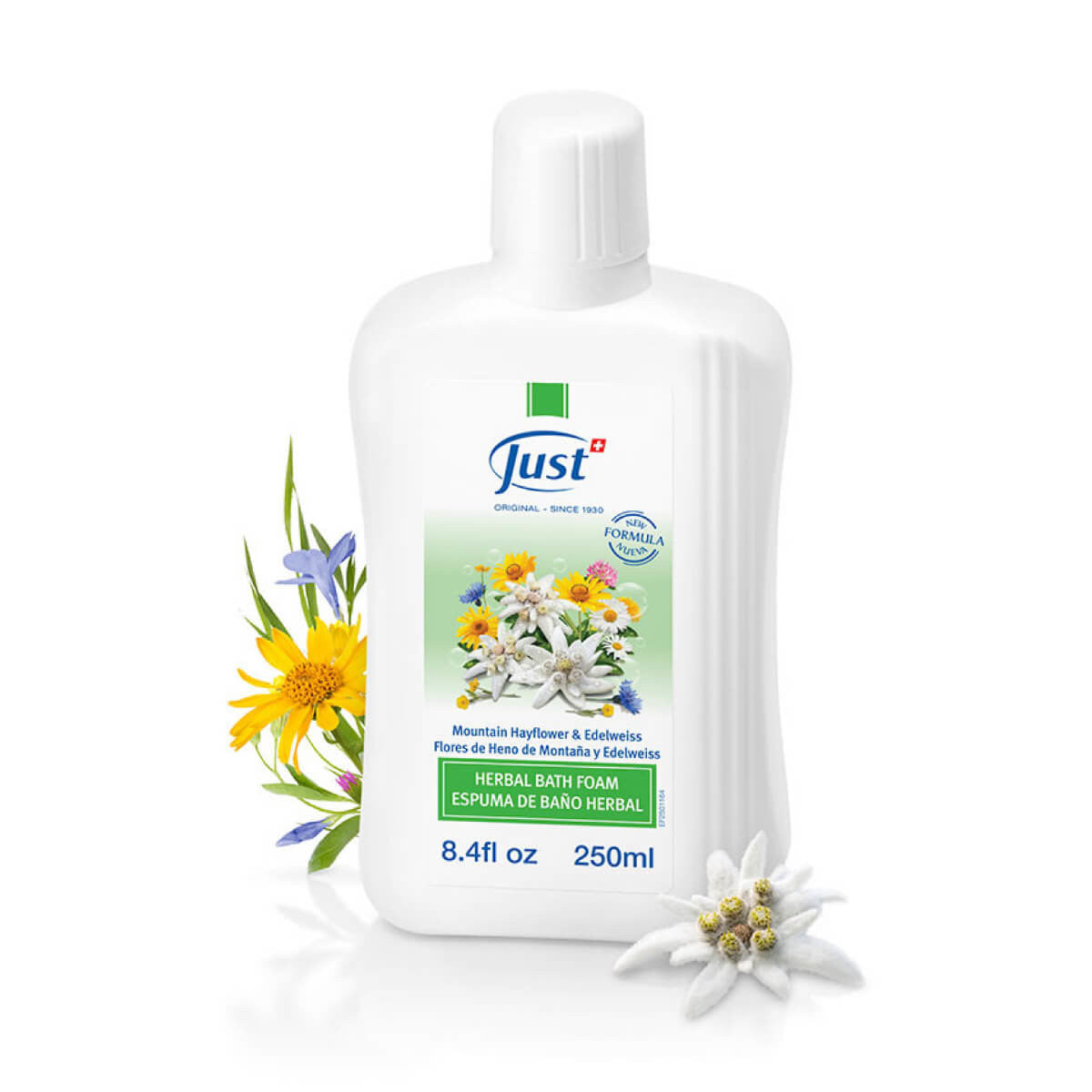 Espuma de Baño con Flores de Heno de Montaña y Edelweiss 250ml - Arcaika