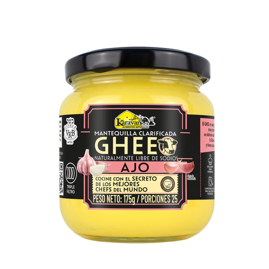 Mantequilla Clarificada Ghee con ajo x 175g