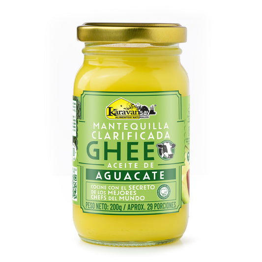 Mantequilla Clarificada Ghee con aceite de Aguacate 200g