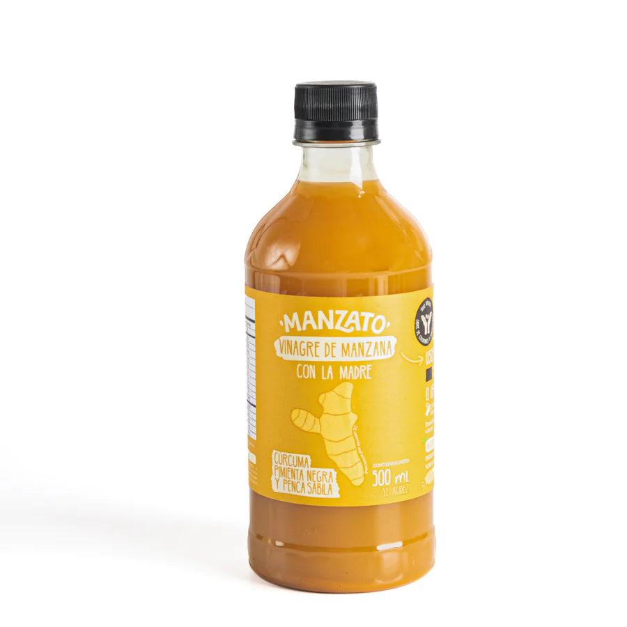 Vinagre De Manzana Curcuma Miel Y Sabila 500Ml