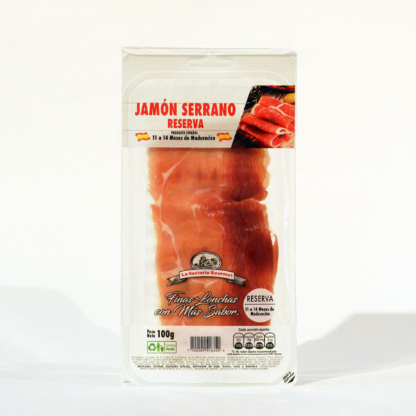 Jamon Serrano Raza Duroc 100G