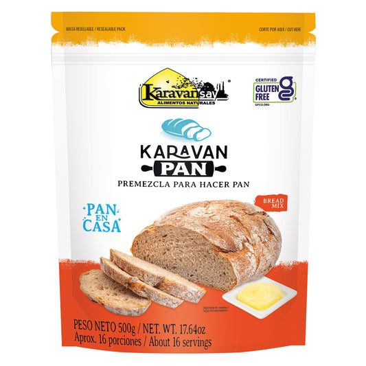 Premezcla para hacer pan Karavanpan x 500g