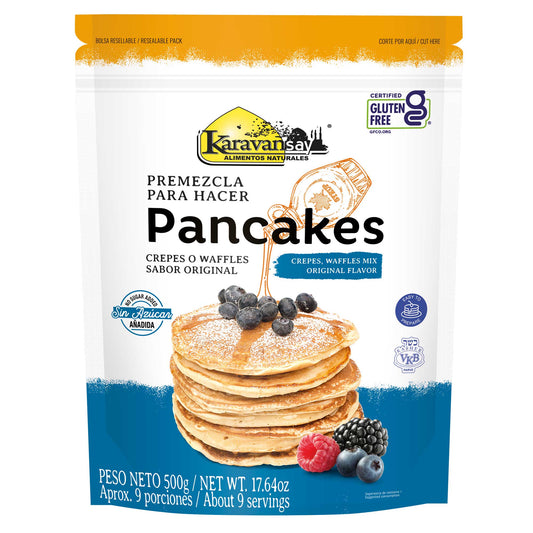 Premezcla para hacer pancakes, crepes y waffles x 500g